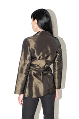 Double Breasted Satin jacket