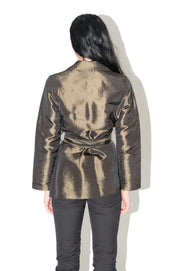 Double Breasted Satin jacket