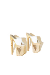 DEADSTOCK 80s CORK MEGA PLATFORMS WITH HEART CUT OUT